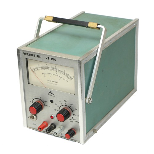 Voltímetro y amperímetro analógico Promax, mod. VT-150, serie J (3213035)